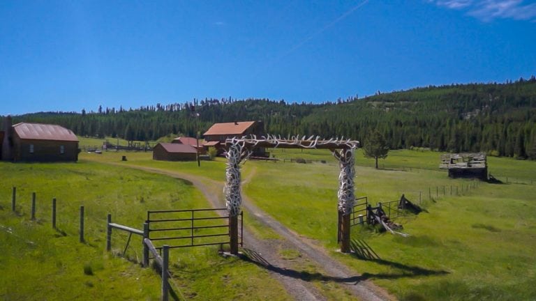 Picture of ranch gate on land for sale