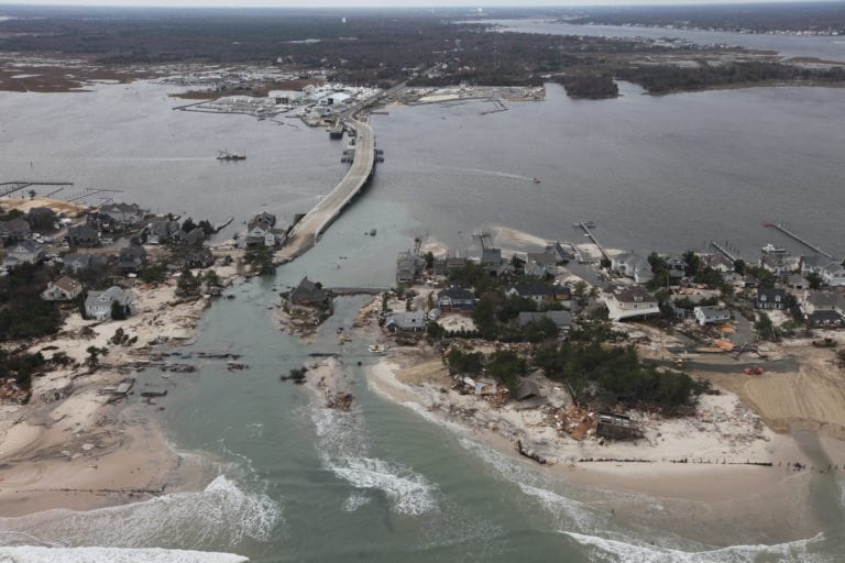 Hurricane Sandy damage