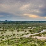 View of landscape at Rancho Agua Grande in Texas