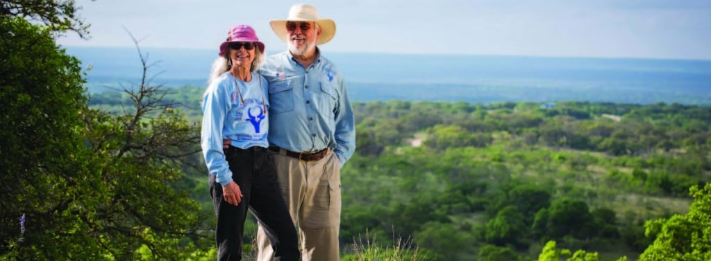 Richard Taylor and Suzie Paris on Blue Mountain Ranch