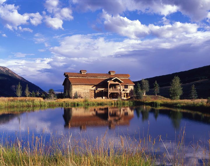 Colorado, home, lake, mountain