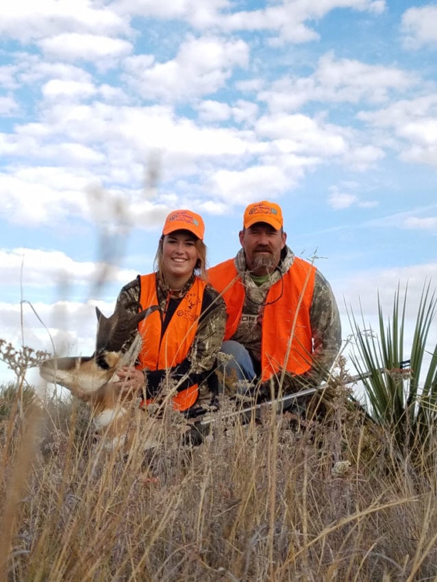 Young hunter with Texas Youth Hunting Program