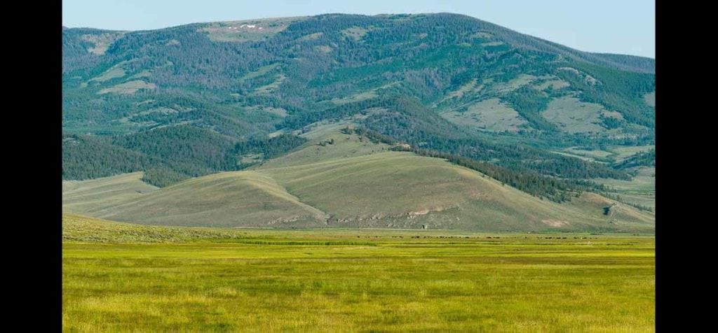 View of Hathaway Dome Ranch near Gunnison, Colorado