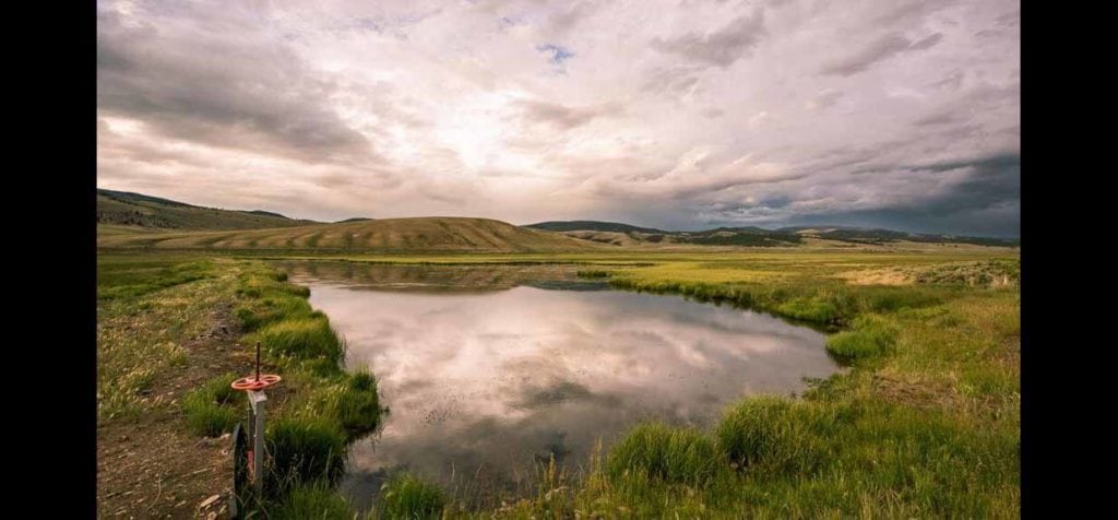 View of Hathaway Dome Ranch near Gunnison, Colorado