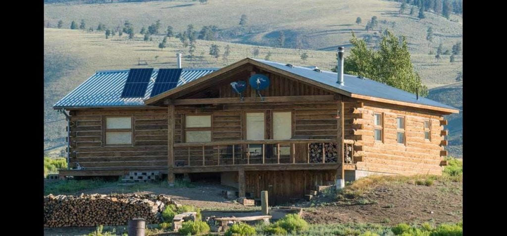 View of Hathaway Dome Ranch near Gunnison, Colorado