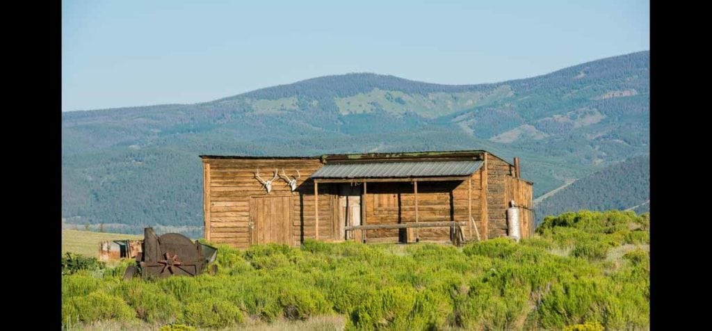 View of Hathaway Dome Ranch near Gunnison, Colorado