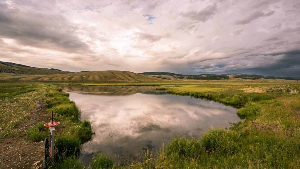 View of Hathaway Dome Ranch near Gunnison, Colorado