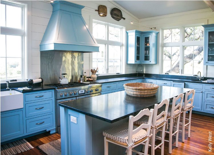 Tips for Renovating Historic Homes: The recently added kitchen.