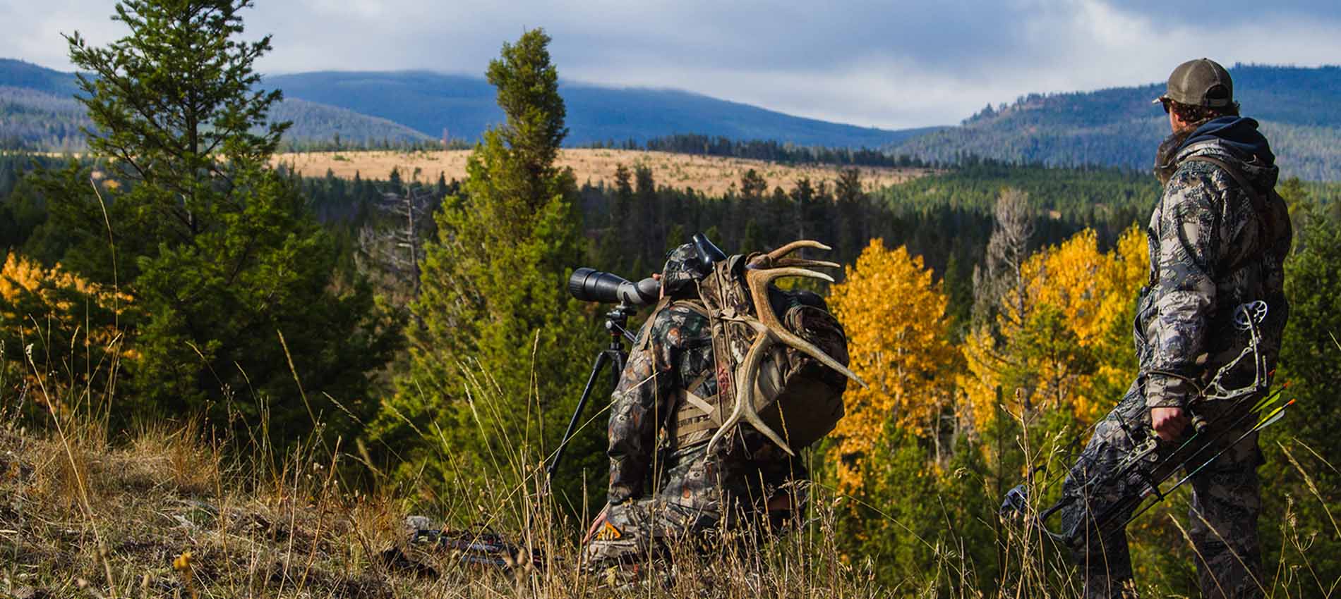 Bowhunters in the field