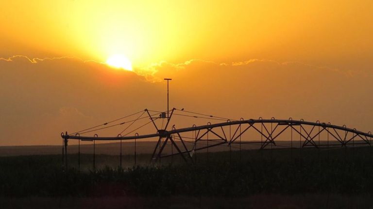 Irrigation on White Ranch in Baca County, Colorado