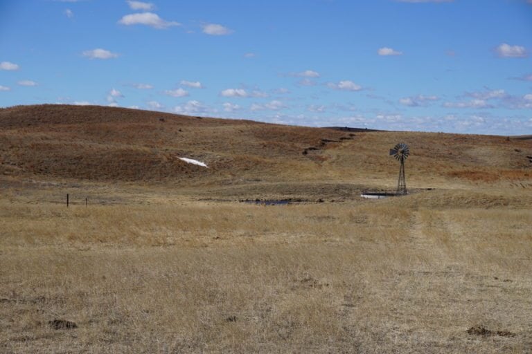 View of Nebraska farmland