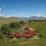 View of homestead on Eagle Ridge Ranch in Gunnison County, Colorado