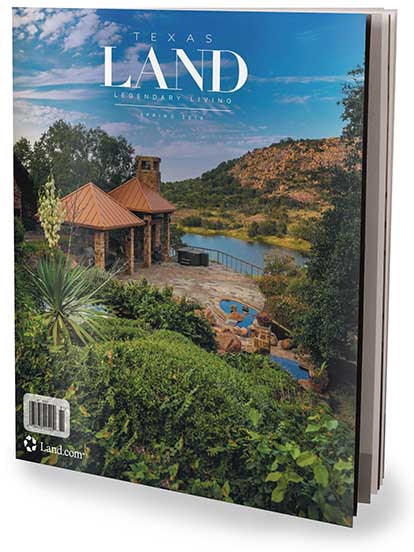 cover of spring 2018 issue of Texas LAND magazine