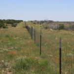 image of fence on ranch in Sterling County, Texas
