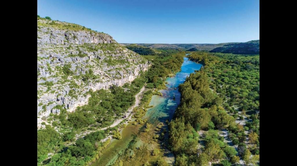 View of Monarch Ranch in Val Verde County, Texas, for sale by Republic Ranches