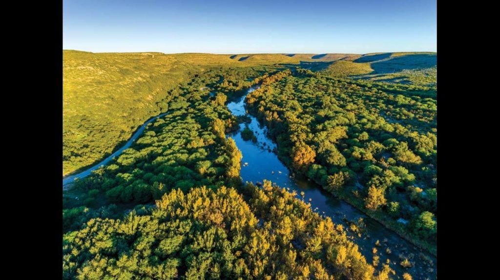 View of Monarch Ranch in Val Verde County, Texas, for sale by Republic Ranches