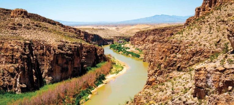 image of river in Big Bend National Park, Texas