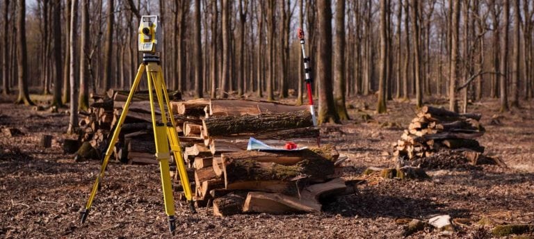 image of land surveying equipment