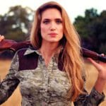 image of model wearing McKenna Quinn hunting fashion clothing