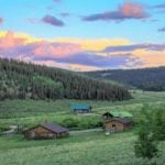 View of Oleo Guest Ranch near Lake City, Colorado