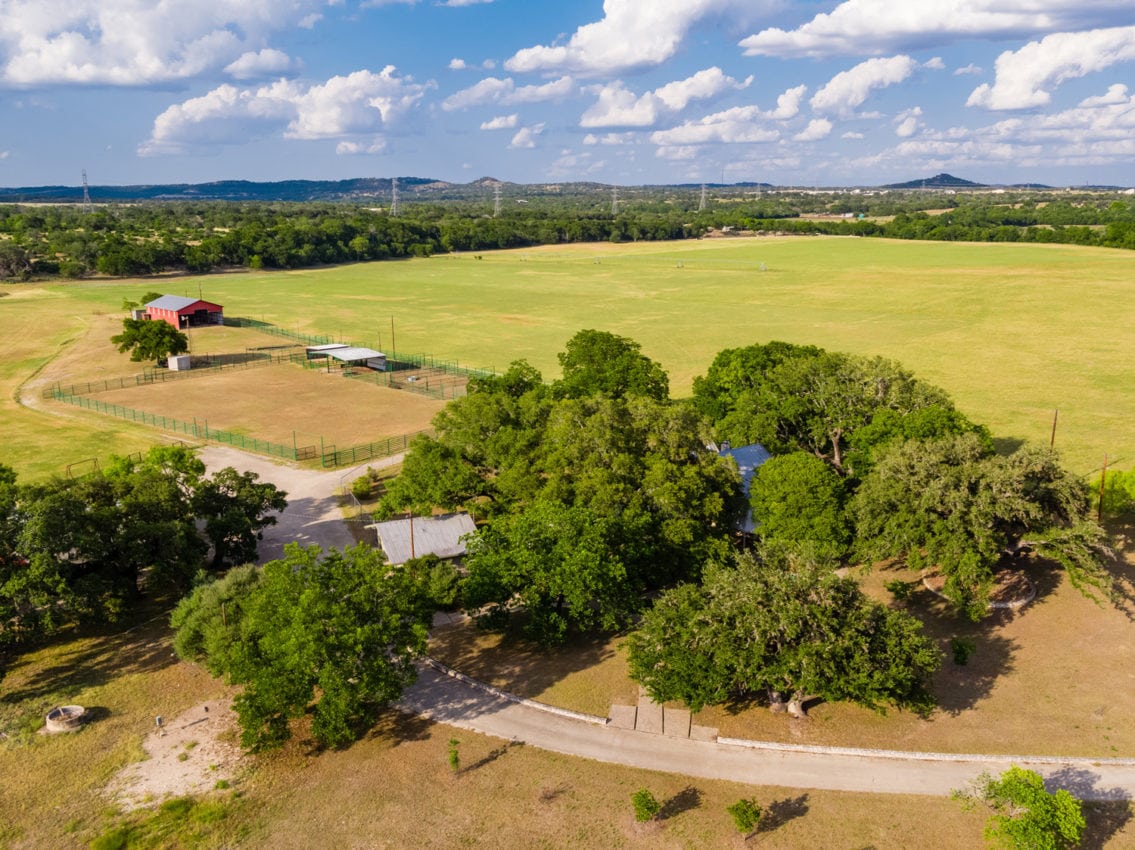 View of Sussex Farm in Texas Hill Country