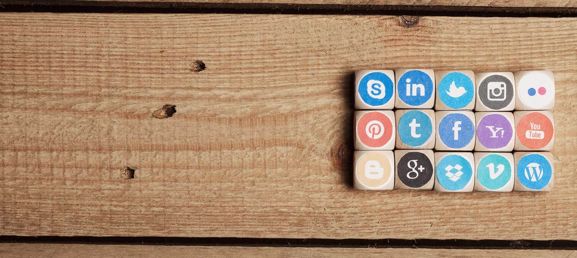 image of social media icons