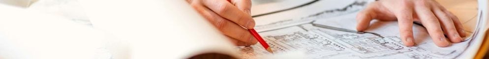 image of urban planner with maps