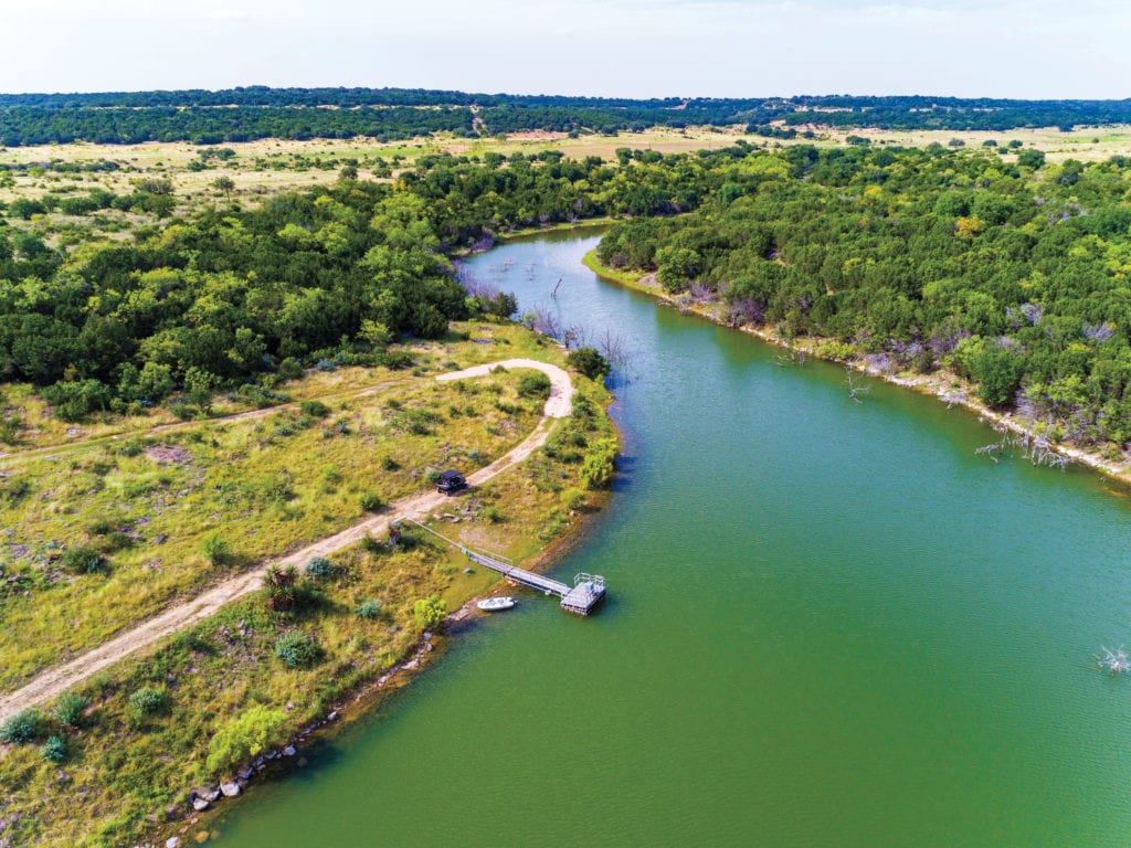 View of Winchell River Ranch, for sale in Brown County, Texas