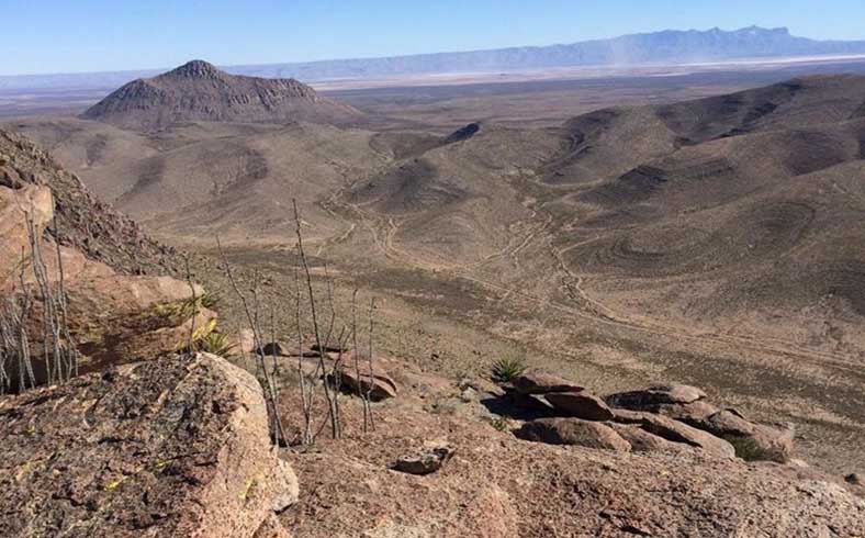 Landscape on ranch for sale in West Texas