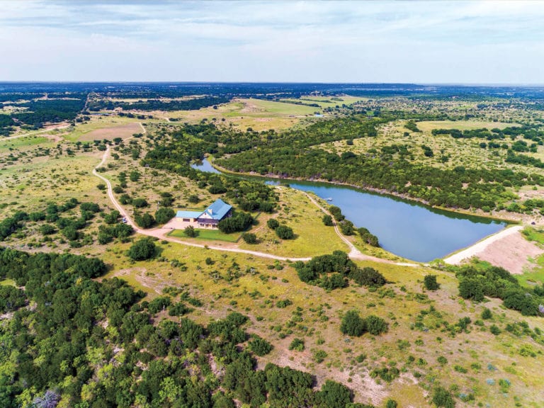 View of Winchell River Ranch, for sale in Brown County, Texas