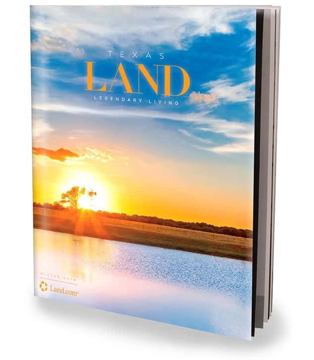 cover of winter 2018 issue of Texas LAND magazine