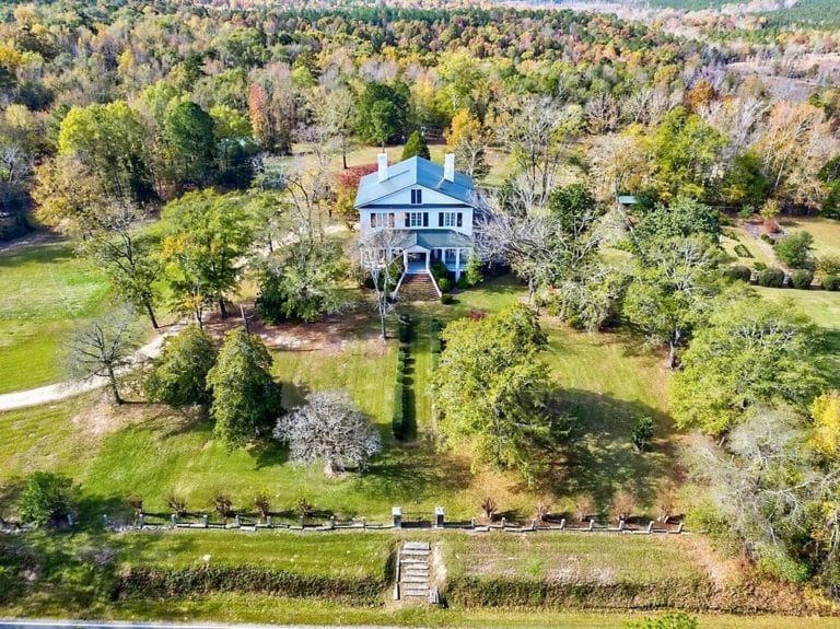 Liberty Hill Historic District plantation home for sale in Kershaw County, South Carolina