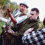picture of hunters in discussion