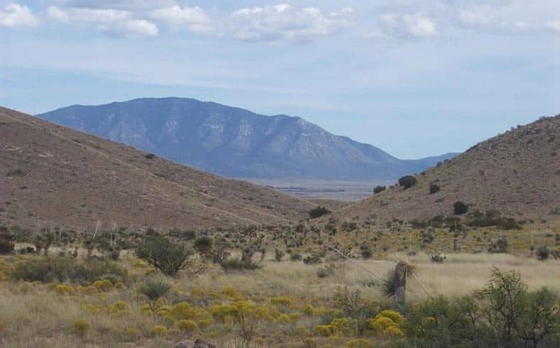 Cattle ranch in Lincoln County, New Mexico