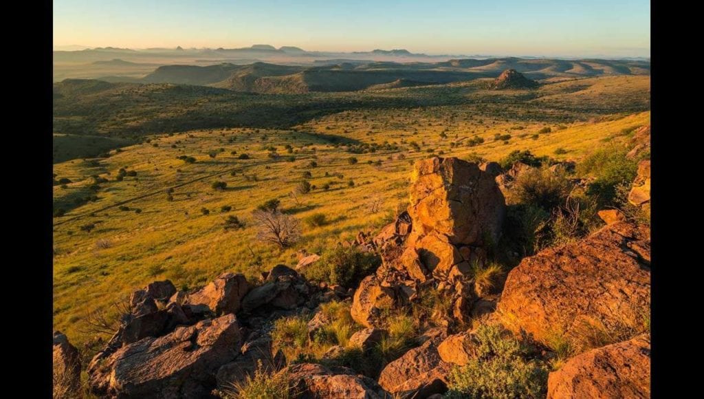 image of landscape at Frazier Canyon Ranch in Jeff Davis County, West Texas