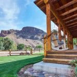 image of off-grid log home ranch for sale in eastern Oregon