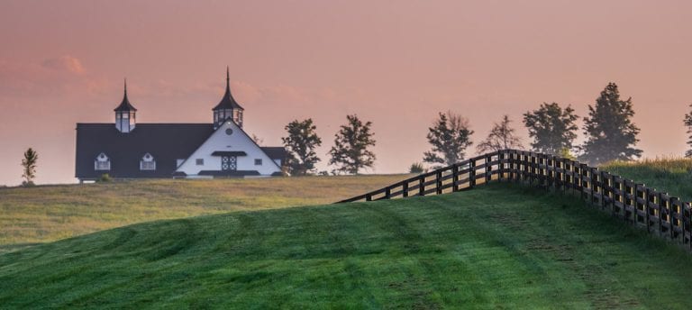 landscape of kentucky farm