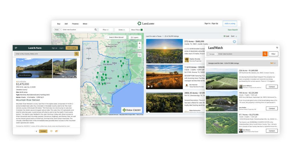 LAND COM RURAL REAL ESTATE BUYING SELLING RESOURCES visual data 8